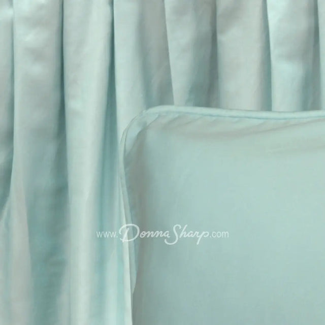 Twin Bedskirt Aqua - Gathered