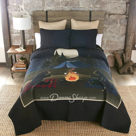 Donna Sharp Bear Campfire Cotton Bedding Set