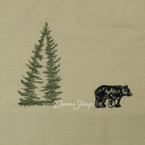 Donna Sharp Bear Creek Queen Bedskirt (emb)(T)