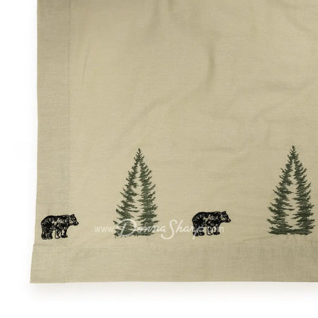 Donna Sharp Bear Creek Queen Bedskirt (emb)(T)