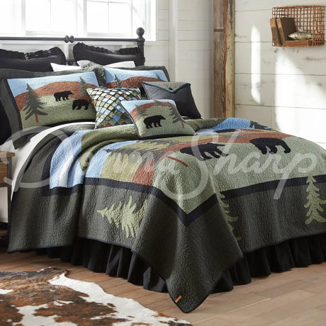 Donna Sharp Bear Lake Cotton Quilt Bedding Collection