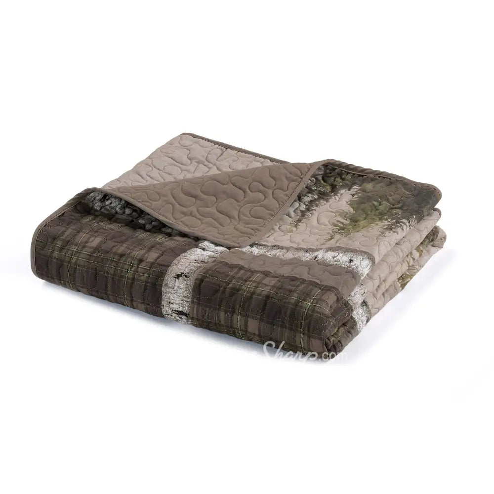 Donna Sharp Bear Panels Tree Throw Pillow - Thumbnail 3
