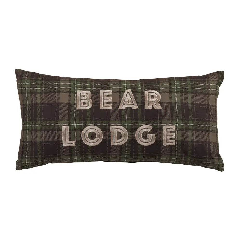 Donna Sharp Bear Panels Tree Throw Pillow - Thumbnail 2