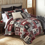 Donna Sharp Bear Peak 3pc Cotton Quilt Set Bedding