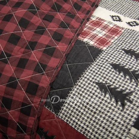 Donna Sharp Bear Peak 3pc Cotton Quilt Set Bedding