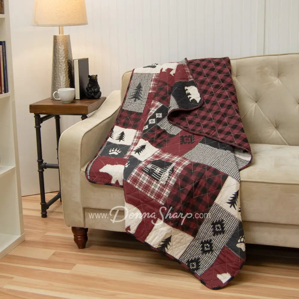 Throw Bear Peak Bedding