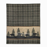 Donna Sharp Bear Walk Plaid Throw Bedding