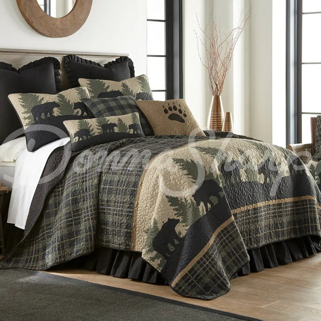 Donna Sharp Bear Walk Plaid Ultra Comfort Bedding Collection