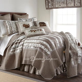 Birch Forest Cotton Quilted Bedding Bedding