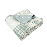 Donna Sharp Blue Pastures Cotton Quilt Throw