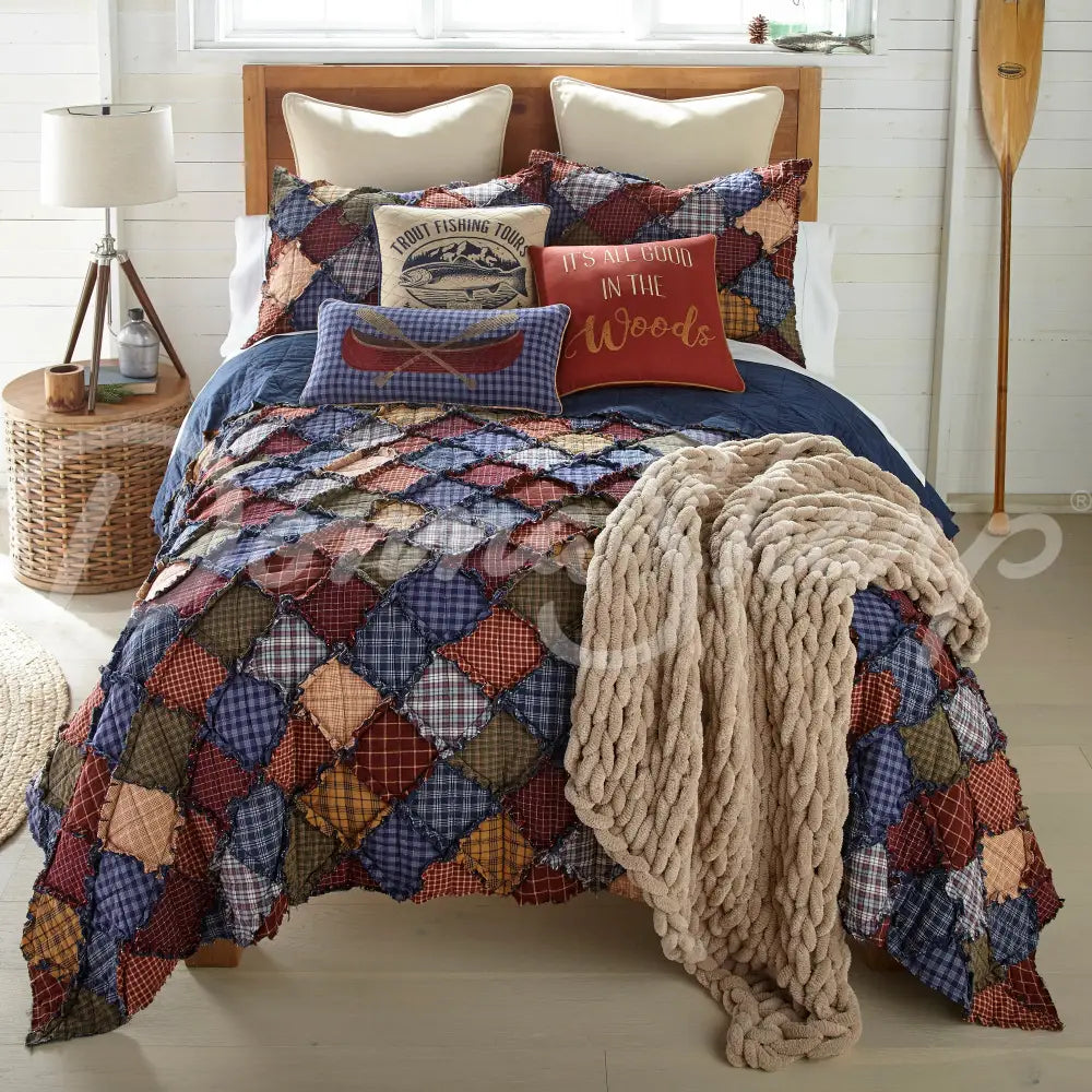 Donna Sharp Blue Ridge Cotton Quilted Bedding