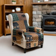 Donna Sharp Brown Bear Cabin Sofa Cover,(Chair) - Sofa Cover