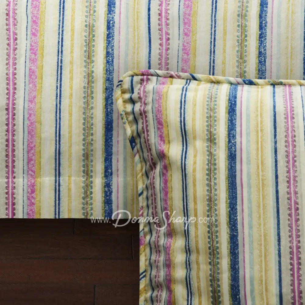 Queen Bedskirt Butterfly Stripe(T) Sale