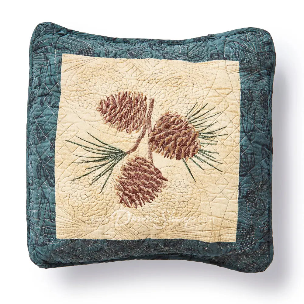 Donna Sharp Cabin Raising Pine Cone Quilted Bedding - Thumbnail 2