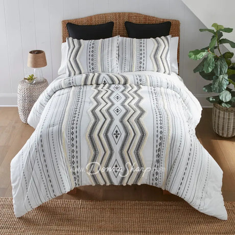 Donna Sharp Cameron 3Pc Cotton Comforter Set Bedding