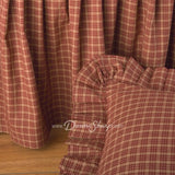 Eurosham Campfire Plaid - Ruffle