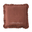 Eurosham Campfire Plaid - Ruffle
