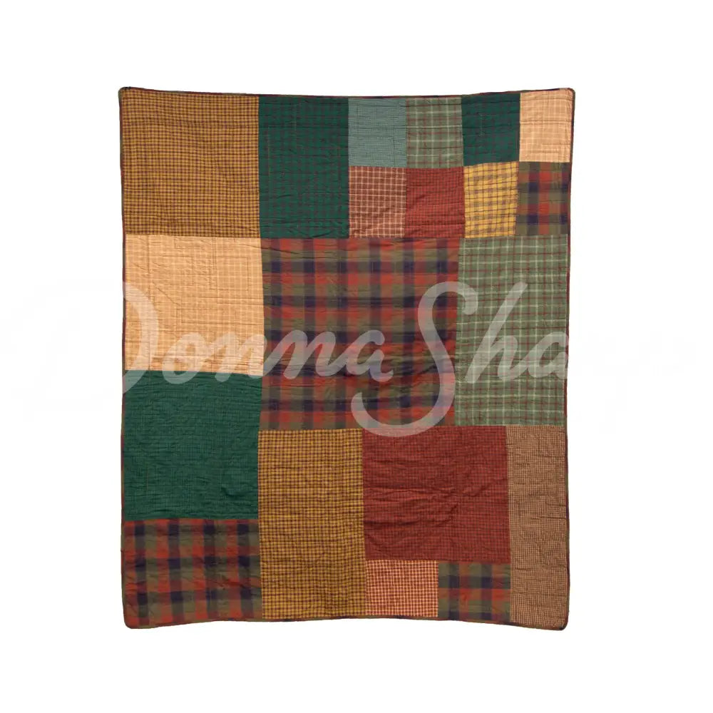 Donna Sharp Campfire Square Cotton Quilted Bedding