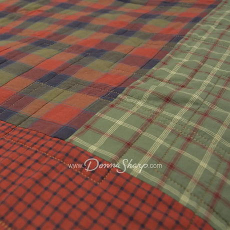 Donna Sharp Campfire Square Cotton Quilted Bedding