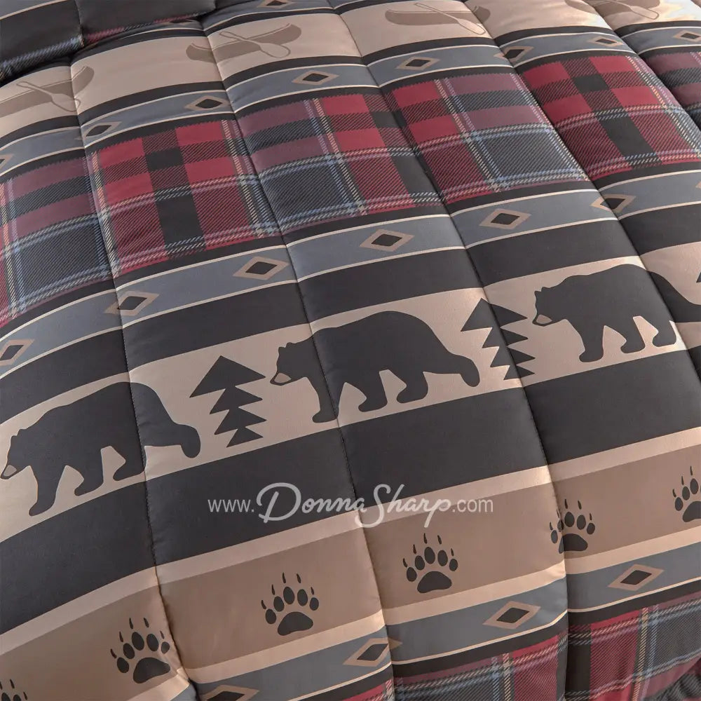 Donna Sharp Canoe Trip 3Pc Comforter Bedding Set