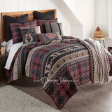 Donna Sharp Canoe Trip Quilted Bedding Set Bear - Pillow
