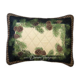 Donna Sharp Cardinal Pine 3pc Quilted Bedding Set New