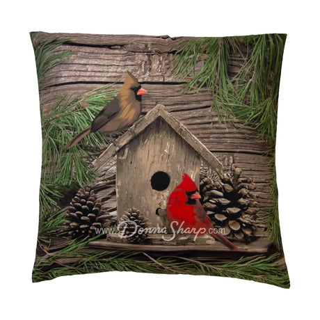 Donna Sharp Cardinal Pine 3pc Quilted Bedding Set New