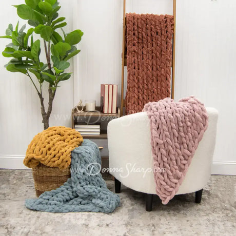 Chenille Knit Throws Bedding