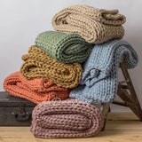 Chunky Knit Throws Bedding