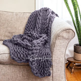 Chunky Knit Throws Bedding