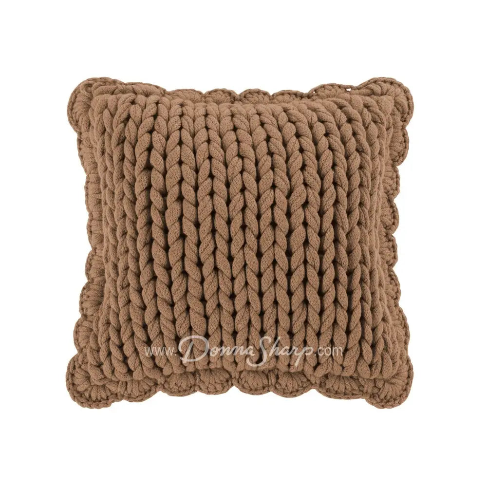 Donna Sharp Chunky Knitted Pillow - Thumbnail 2
