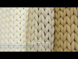 Throw Chunky Knitted (Cream) Brands