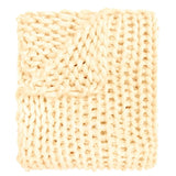 Throw Chunky Knitted (Cream) Brands