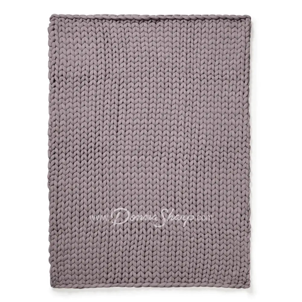 Throw Chunky Knitted (Grey) Brands