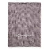 Throw Chunky Knitted (Grey) Brands