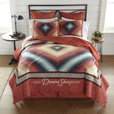 Donna Sharp Cinnamon 3Pc Quilted Bedding Set