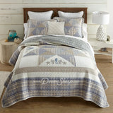Donna Sharp Coastal Star Cotton Patchwork Quilt Set