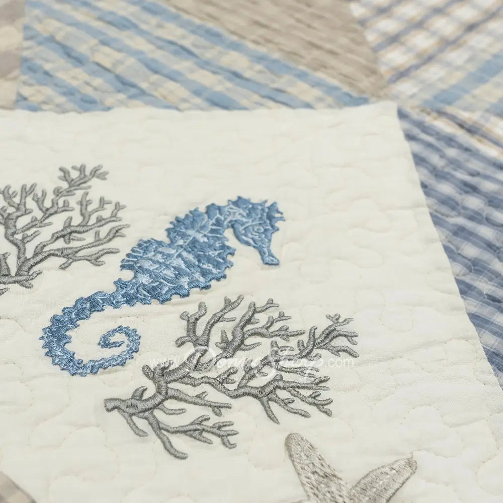 Donna Sharp Coastal Star Cotton Throw
