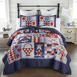 Donna Sharp County Fair 3pc Quilt Set from Your Lifestyle Twin Set, Quilt + 1 Sham New