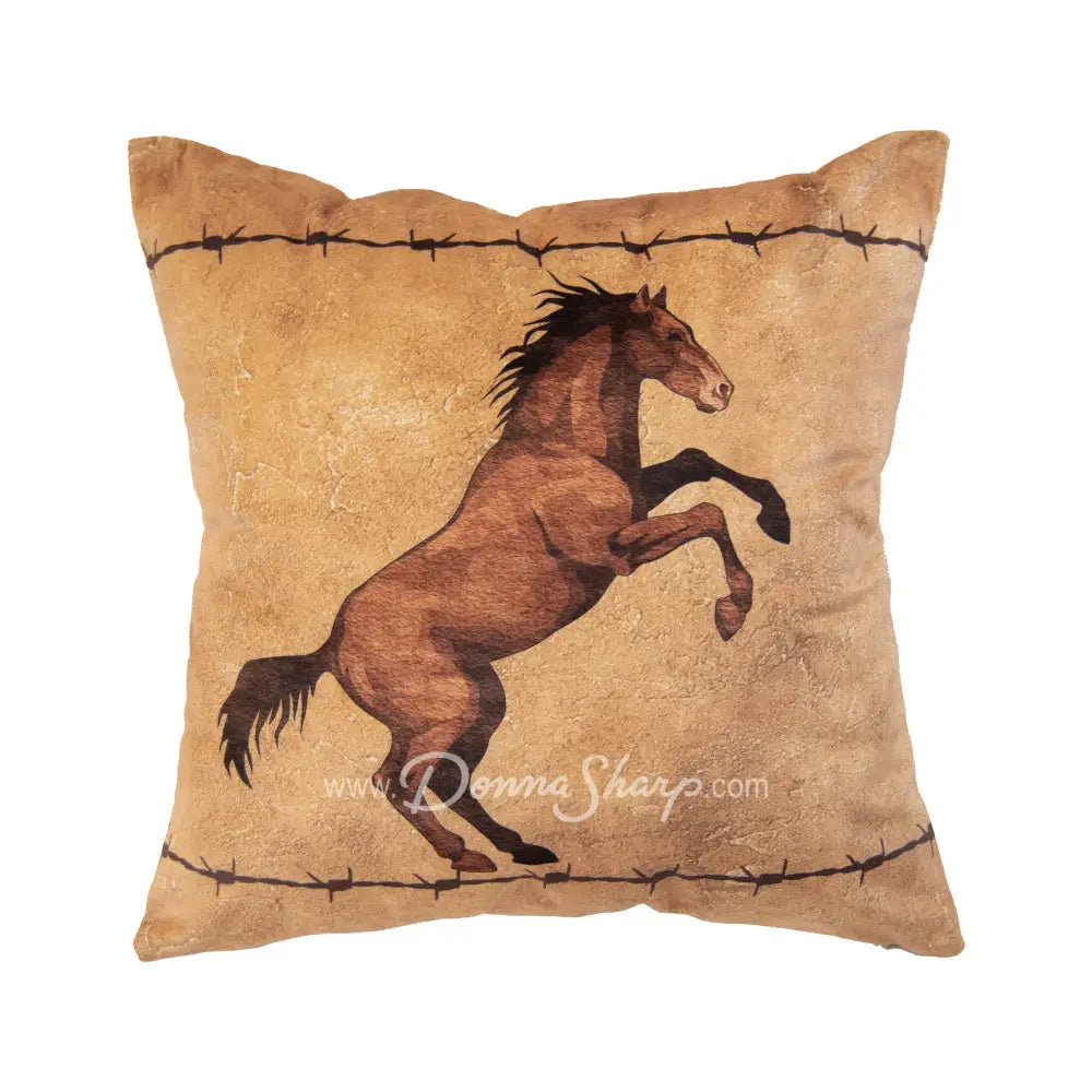 Donna Sharp Cowboy Cotton Pillow - Thumbnail 3