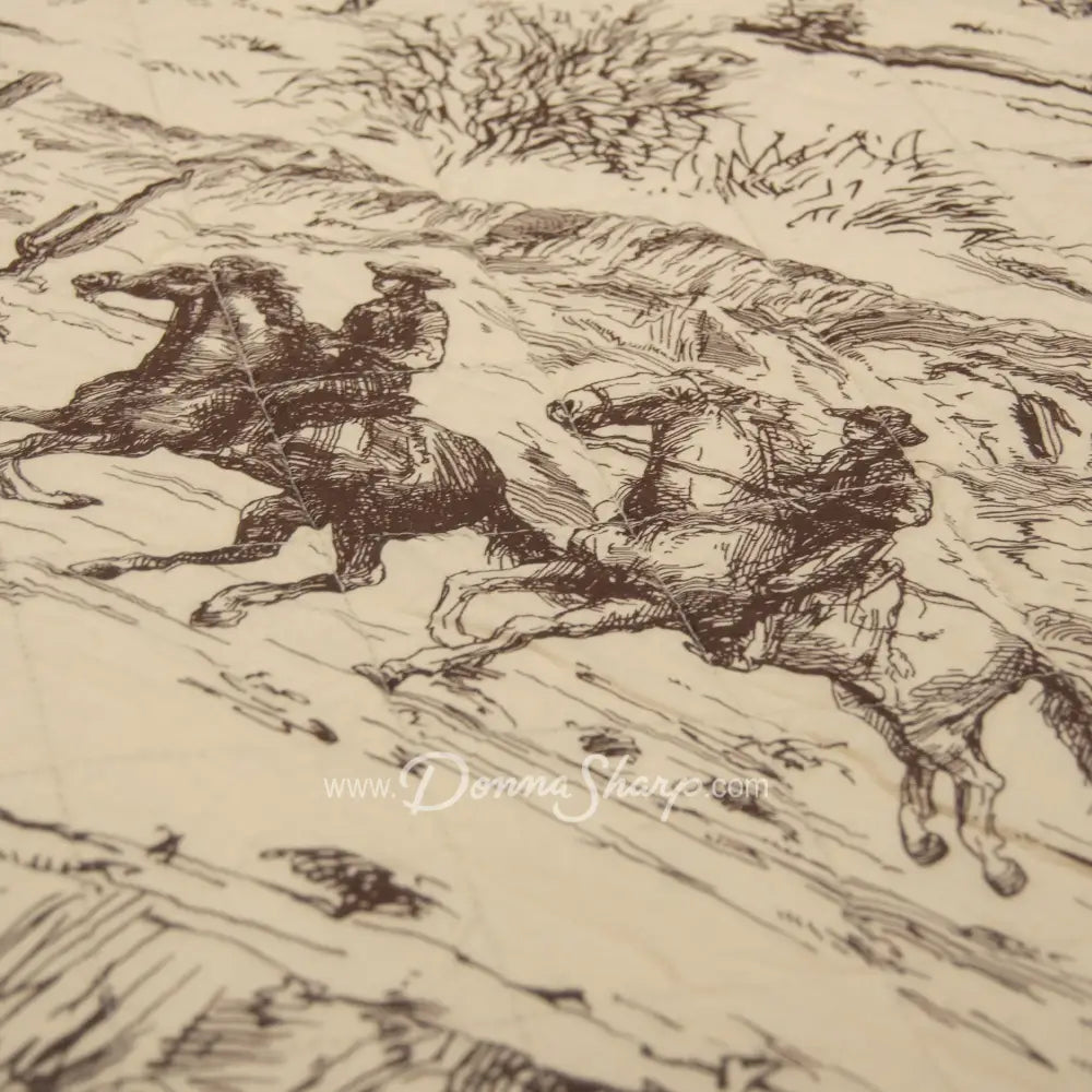 Donna Sharp Cowboy Cotton Quilt Set Bedding