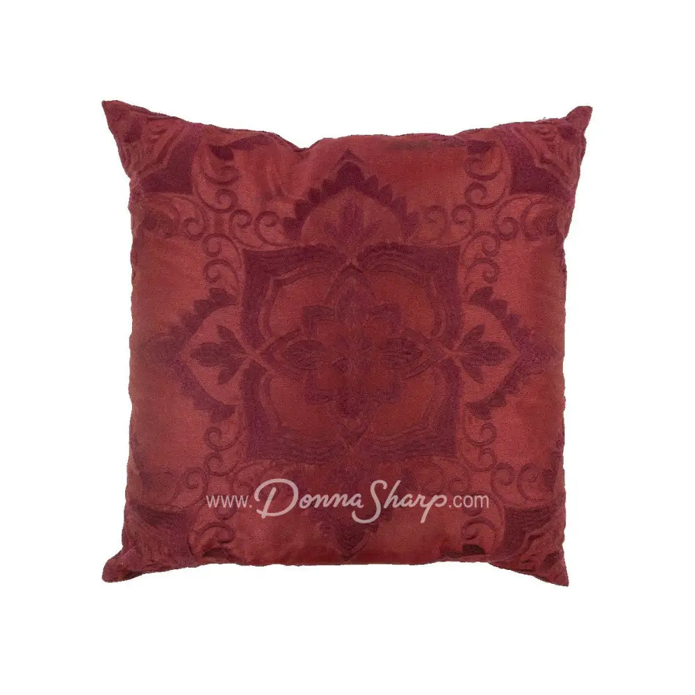 Dec Pillow (Red) Spice Postage Stamp The Ultra Comfort Collection Bedding