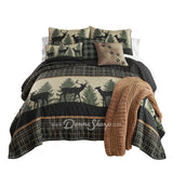 Donna Sharp Deer Walk Ultra Comfort Quilt Set Bedding