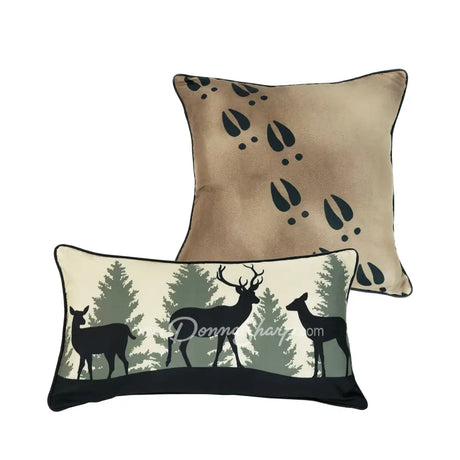 Donna Sharp Deer Walk Ultra Comfort Quilt Set Pillow Set (2pc) Bedding
