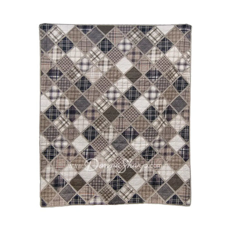 Donna Sharp Driftwood Quilted Cotton Throw Blanket