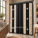 Donna Sharp FDL Scrolls (Tan) Shower Curtain - Sale