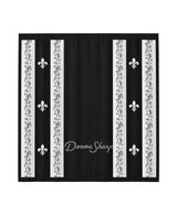 Donna Sharp FDL Scrolls (White) Shower Curtain - Sale