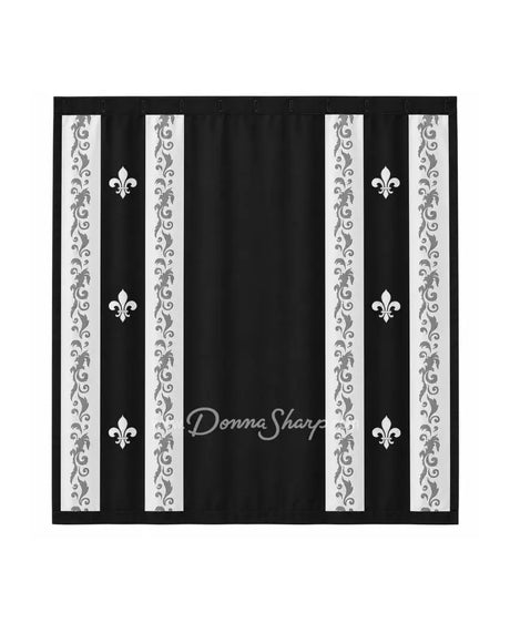 Donna Sharp FDL Scrolls (White) Shower Curtain - Sale