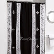 Shower Curtain Fdl Scrolls/White Sale