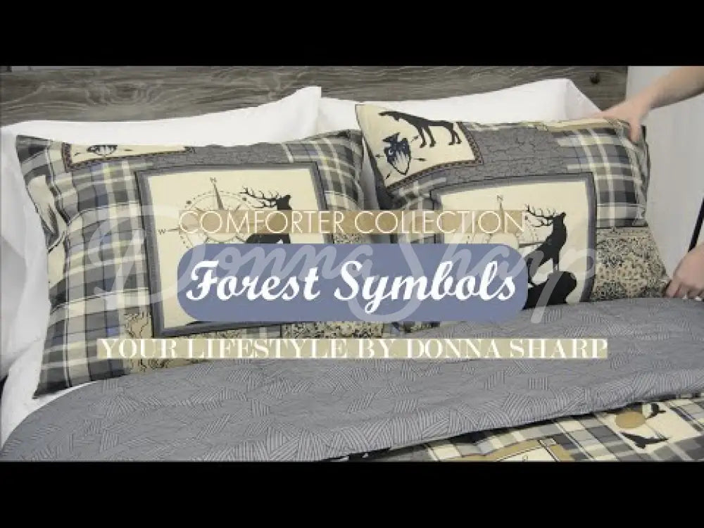 Donna Sharp Forest Symbols Comforter Bedding Set